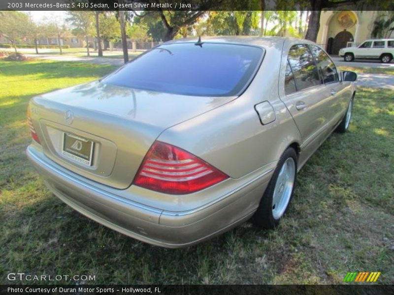 Desert Silver Metallic / Java 2003 Mercedes-Benz S 430 Sedan