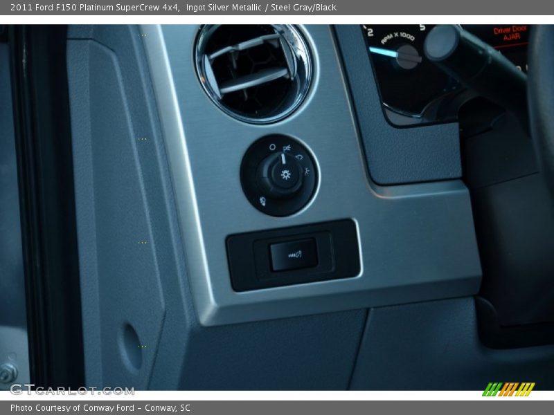 Ingot Silver Metallic / Steel Gray/Black 2011 Ford F150 Platinum SuperCrew 4x4