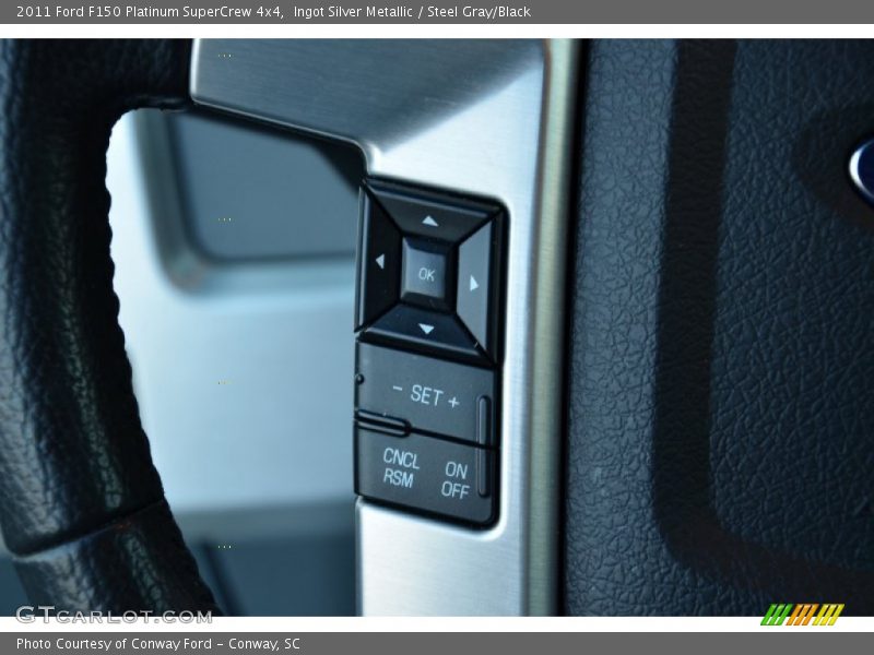 Ingot Silver Metallic / Steel Gray/Black 2011 Ford F150 Platinum SuperCrew 4x4