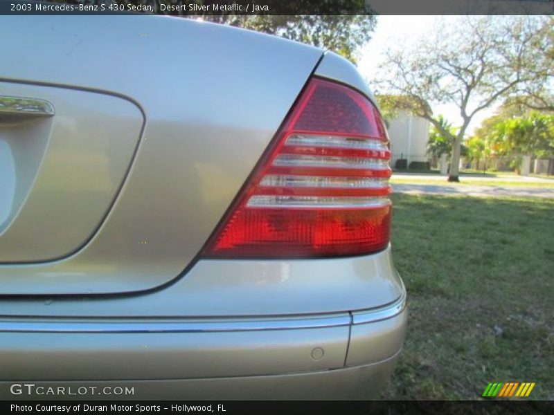 Desert Silver Metallic / Java 2003 Mercedes-Benz S 430 Sedan