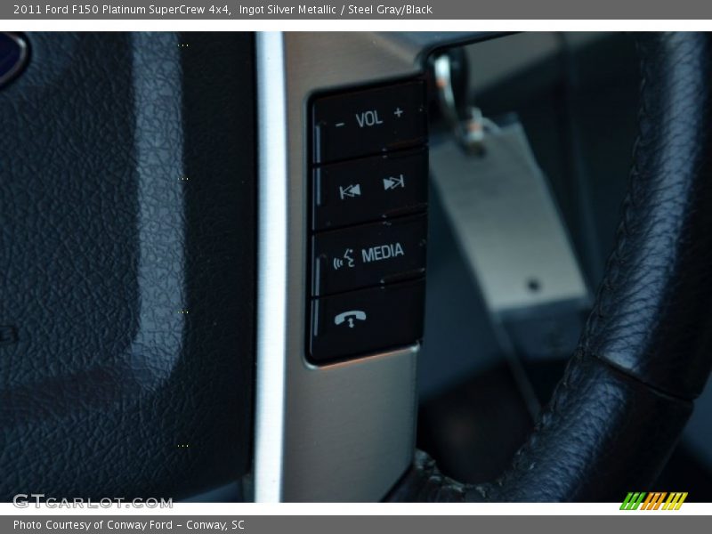Ingot Silver Metallic / Steel Gray/Black 2011 Ford F150 Platinum SuperCrew 4x4