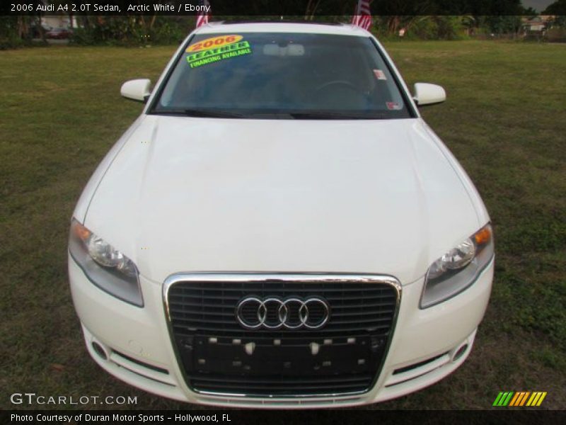 Arctic White / Ebony 2006 Audi A4 2.0T Sedan