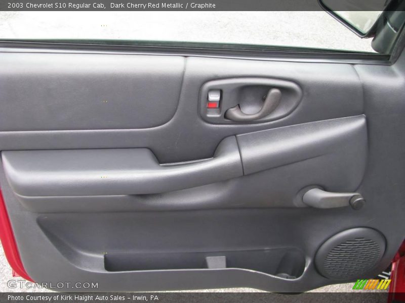 Dark Cherry Red Metallic / Graphite 2003 Chevrolet S10 Regular Cab