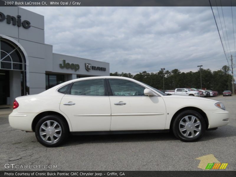 White Opal / Gray 2007 Buick LaCrosse CX