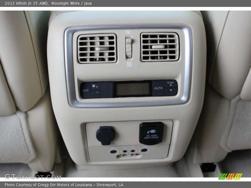 Moonlight White / Java 2013 Infiniti JX 35 AWD