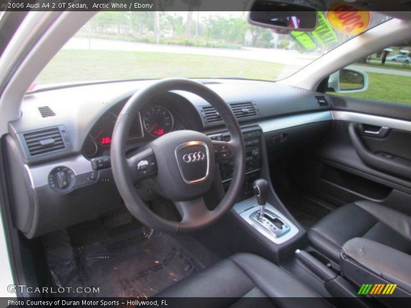 Ebony Interior - 2006 A4 2.0T Sedan 