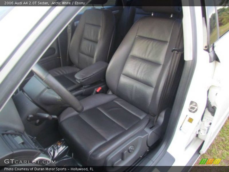 Front Seat of 2006 A4 2.0T Sedan