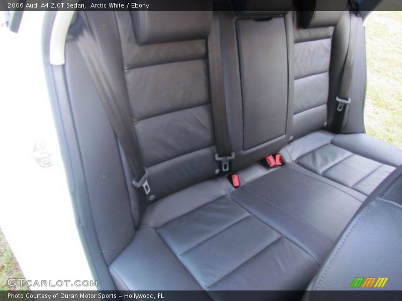 Arctic White / Ebony 2006 Audi A4 2.0T Sedan