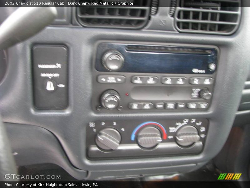 Dark Cherry Red Metallic / Graphite 2003 Chevrolet S10 Regular Cab