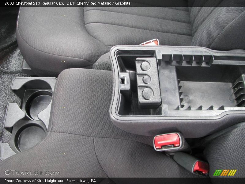 Dark Cherry Red Metallic / Graphite 2003 Chevrolet S10 Regular Cab