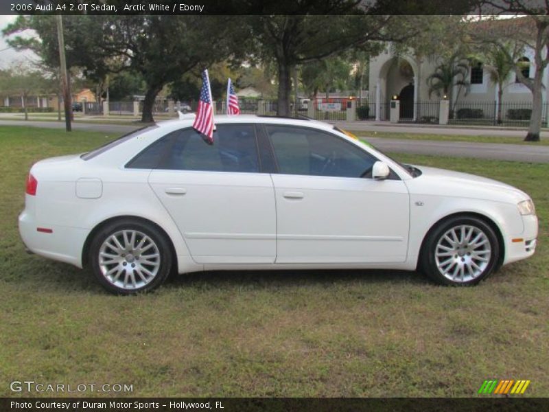 Arctic White / Ebony 2006 Audi A4 2.0T Sedan