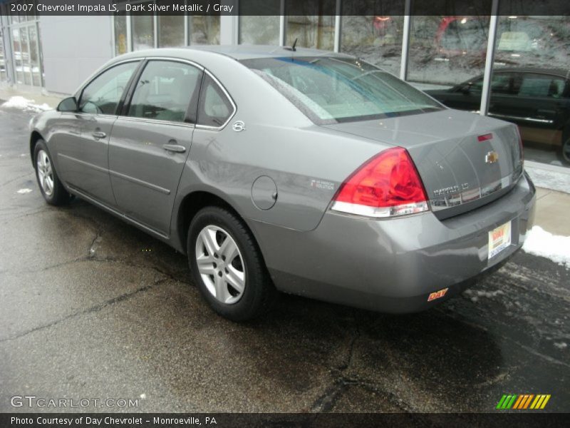 Dark Silver Metallic / Gray 2007 Chevrolet Impala LS