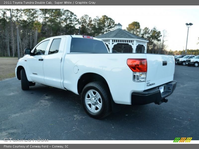 Super White / Graphite Gray 2011 Toyota Tundra Double Cab