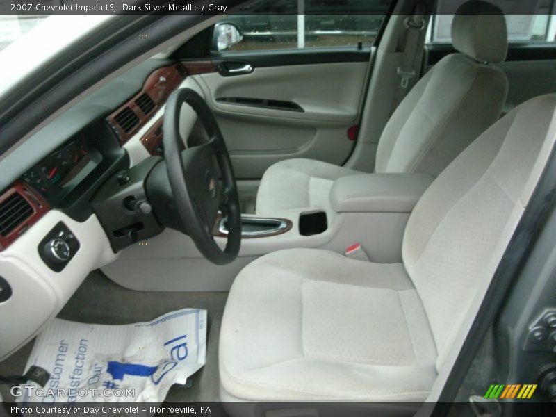 Dark Silver Metallic / Gray 2007 Chevrolet Impala LS