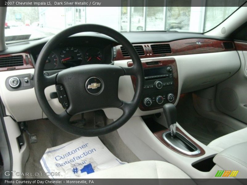 Dark Silver Metallic / Gray 2007 Chevrolet Impala LS