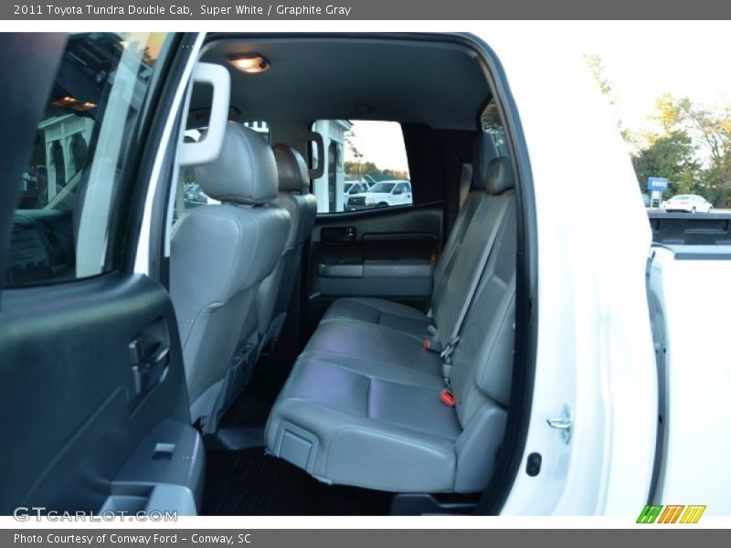 Super White / Graphite Gray 2011 Toyota Tundra Double Cab