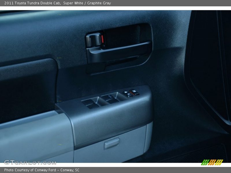 Super White / Graphite Gray 2011 Toyota Tundra Double Cab