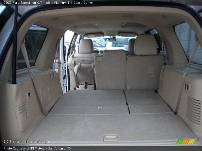 White Platinum Tri-Coat / Camel 2012 Ford Expedition XLT