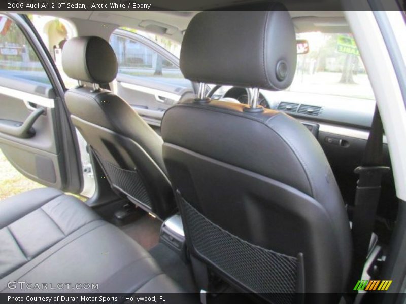 Arctic White / Ebony 2006 Audi A4 2.0T Sedan