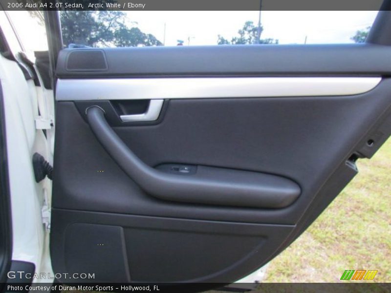 Arctic White / Ebony 2006 Audi A4 2.0T Sedan