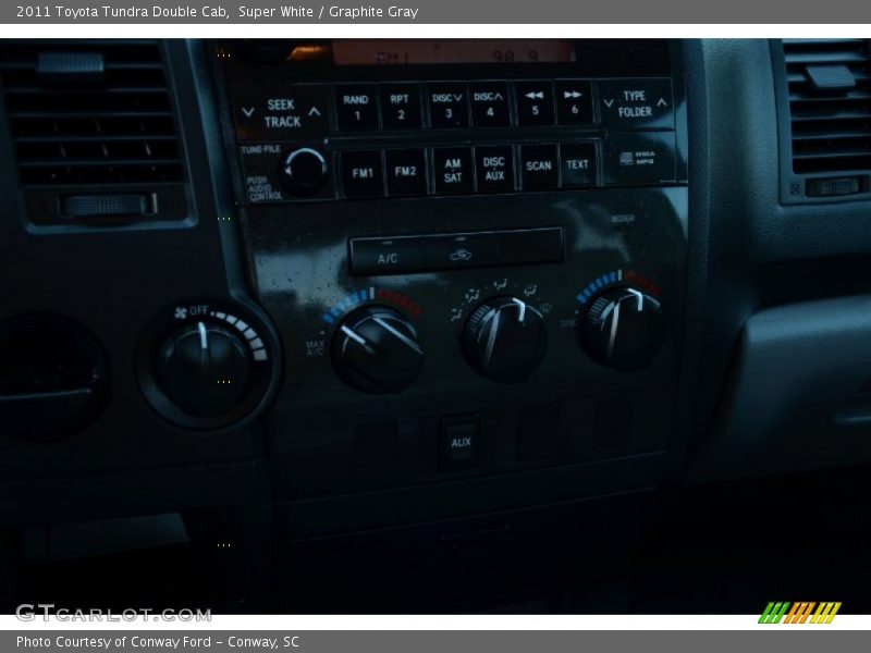Super White / Graphite Gray 2011 Toyota Tundra Double Cab