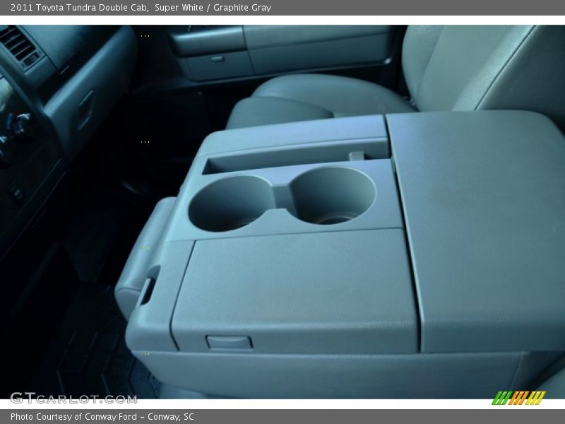 Super White / Graphite Gray 2011 Toyota Tundra Double Cab