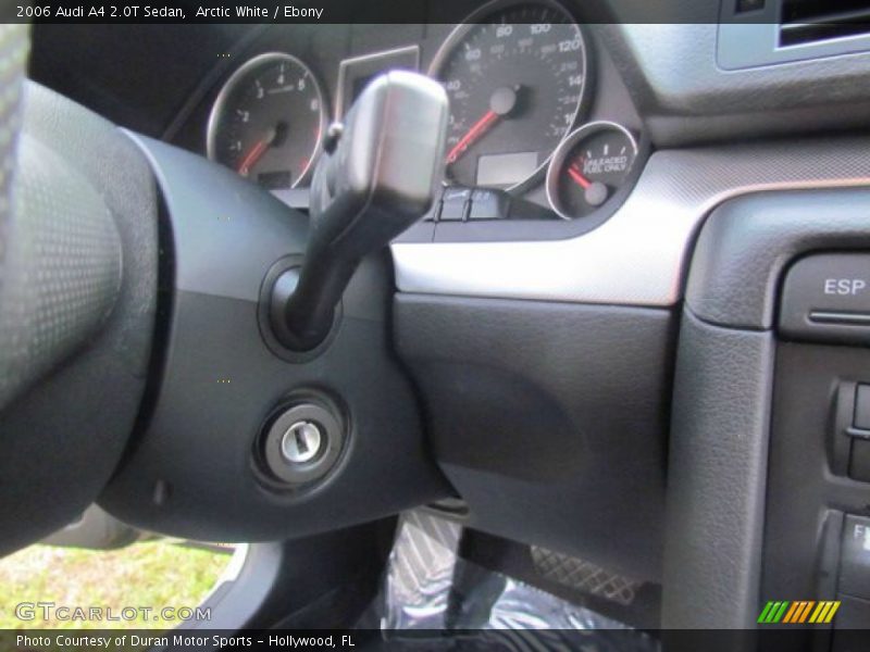 Arctic White / Ebony 2006 Audi A4 2.0T Sedan