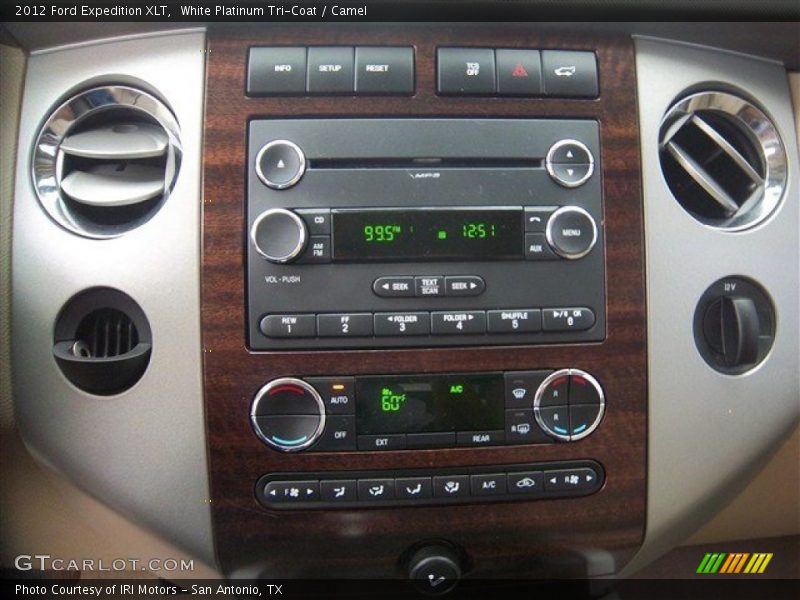 White Platinum Tri-Coat / Camel 2012 Ford Expedition XLT