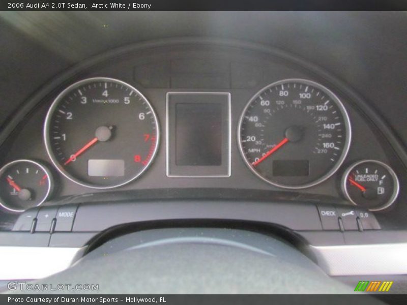 Arctic White / Ebony 2006 Audi A4 2.0T Sedan