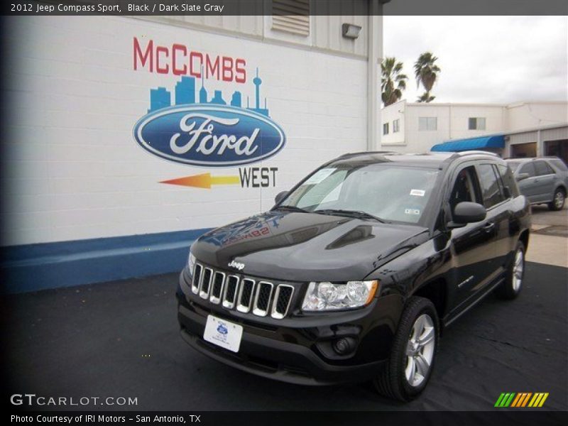 Black / Dark Slate Gray 2012 Jeep Compass Sport