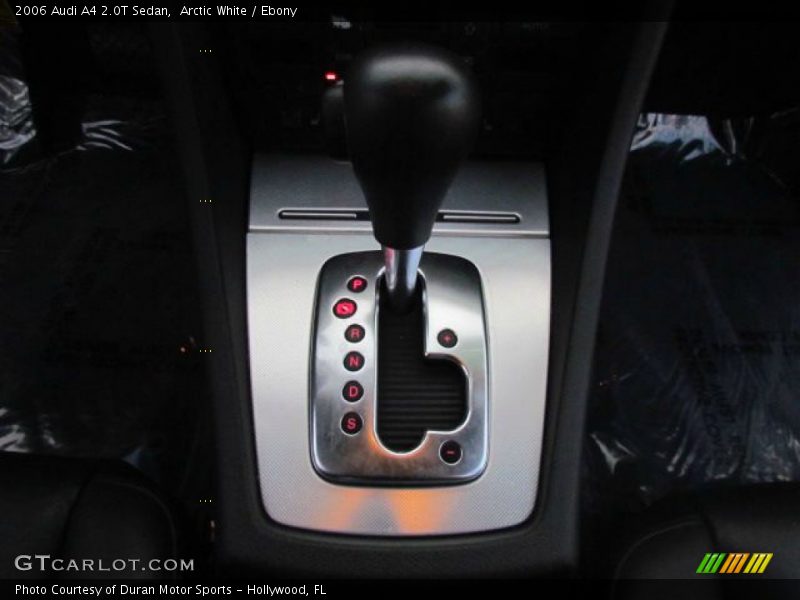 Arctic White / Ebony 2006 Audi A4 2.0T Sedan