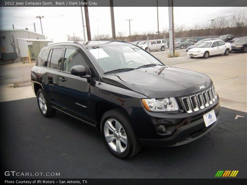 Black / Dark Slate Gray 2012 Jeep Compass Sport