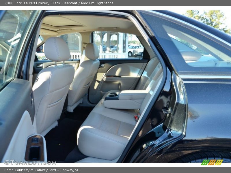 Black Clearcoat / Medium Light Stone 2008 Ford Taurus Limited