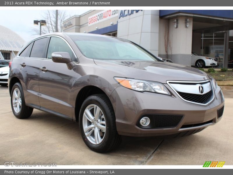 Amber Brownstone / Parchment 2013 Acura RDX Technology