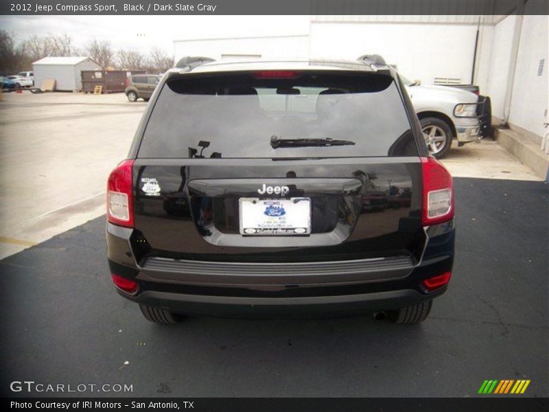 Black / Dark Slate Gray 2012 Jeep Compass Sport