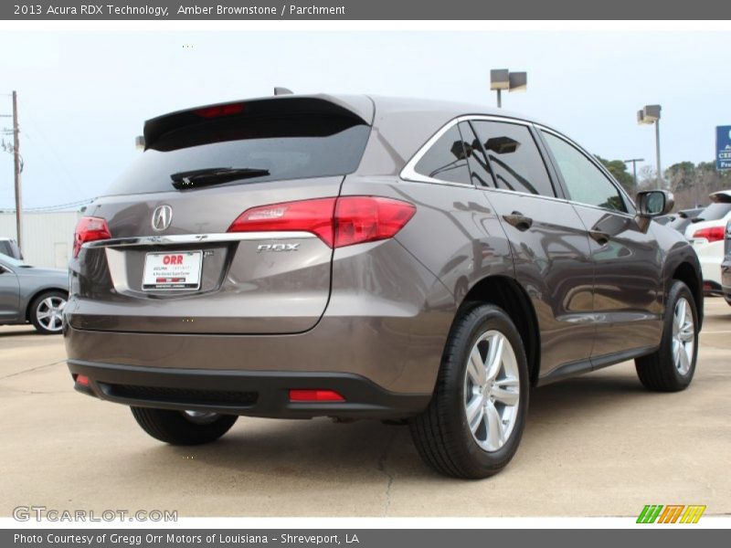 Amber Brownstone / Parchment 2013 Acura RDX Technology