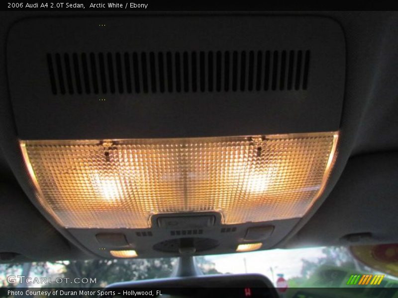 Arctic White / Ebony 2006 Audi A4 2.0T Sedan