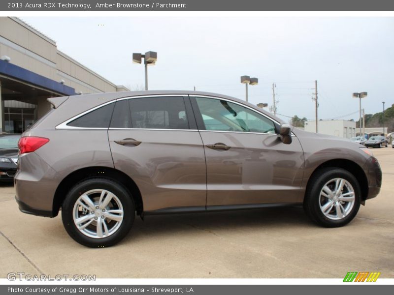 Amber Brownstone / Parchment 2013 Acura RDX Technology