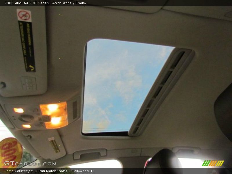 Arctic White / Ebony 2006 Audi A4 2.0T Sedan