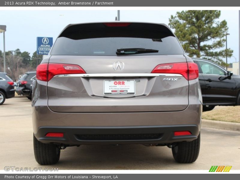 Amber Brownstone / Parchment 2013 Acura RDX Technology