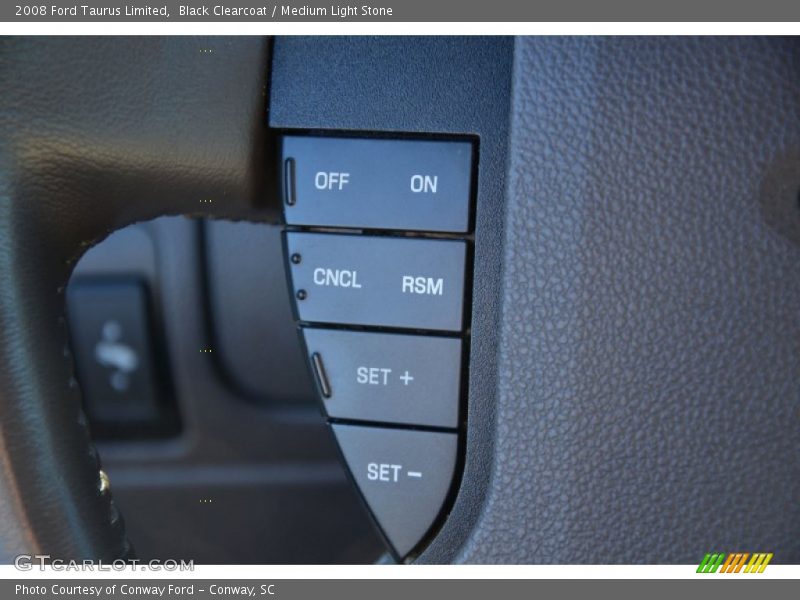 Black Clearcoat / Medium Light Stone 2008 Ford Taurus Limited