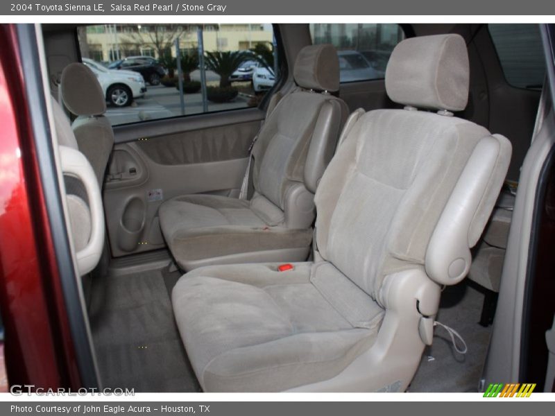 Salsa Red Pearl / Stone Gray 2004 Toyota Sienna LE
