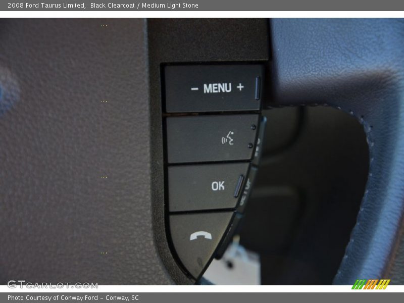 Black Clearcoat / Medium Light Stone 2008 Ford Taurus Limited