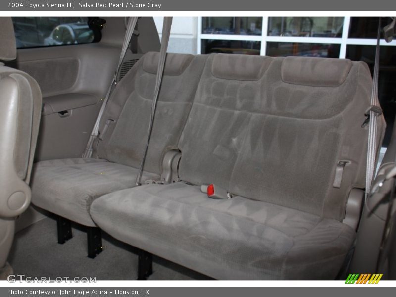 Salsa Red Pearl / Stone Gray 2004 Toyota Sienna LE