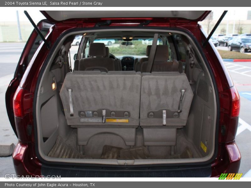 Salsa Red Pearl / Stone Gray 2004 Toyota Sienna LE