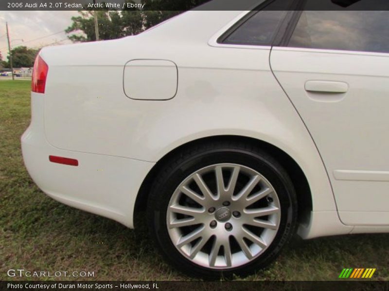 Arctic White / Ebony 2006 Audi A4 2.0T Sedan