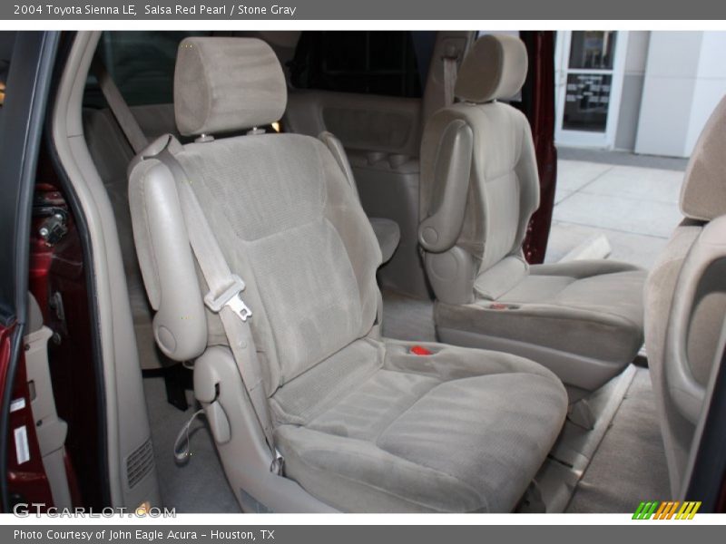 Salsa Red Pearl / Stone Gray 2004 Toyota Sienna LE