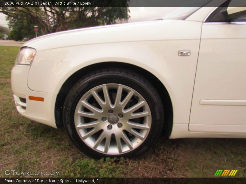 Arctic White / Ebony 2006 Audi A4 2.0T Sedan