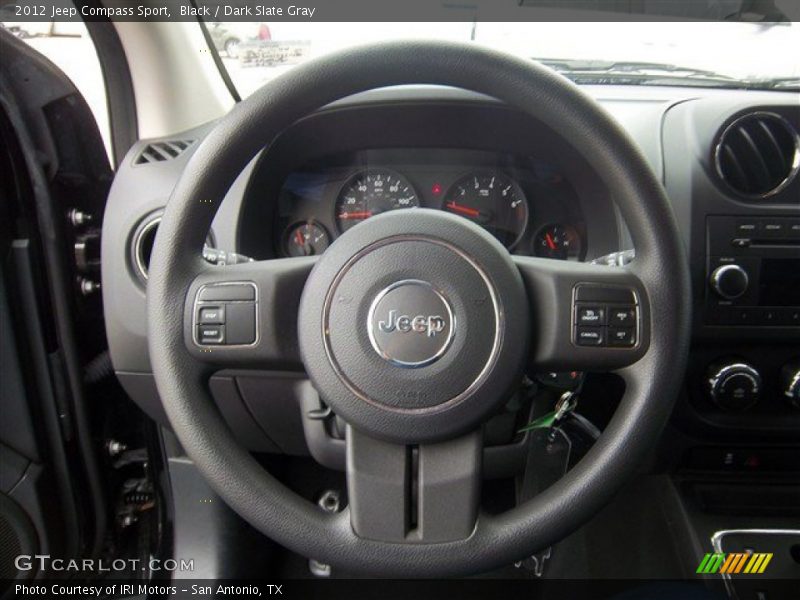 Black / Dark Slate Gray 2012 Jeep Compass Sport