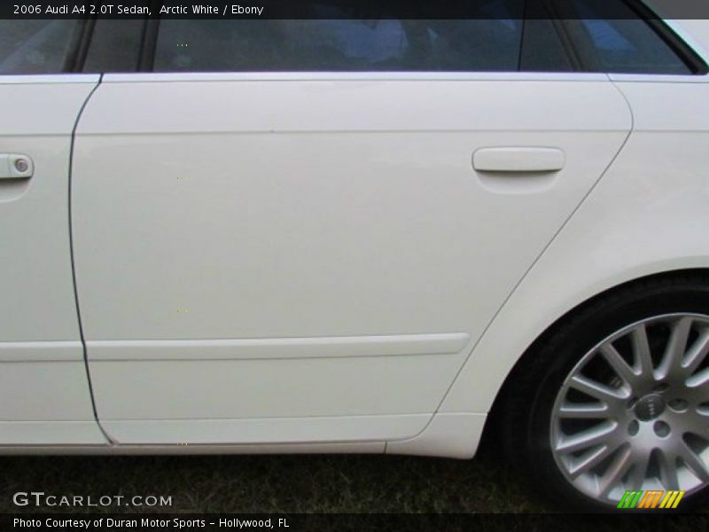 Arctic White / Ebony 2006 Audi A4 2.0T Sedan